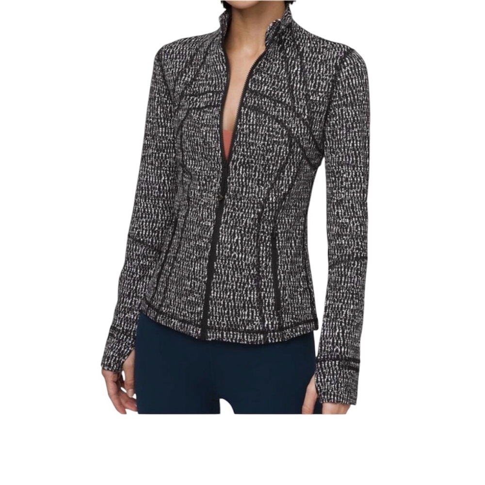 Lululemon Athletica Black & White Define Jacket